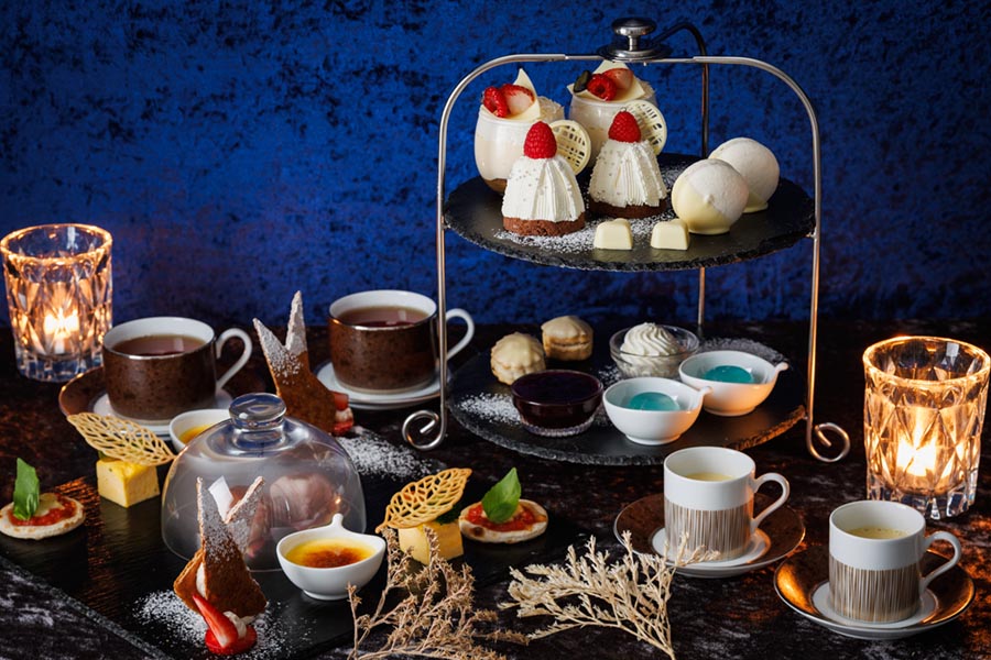 【料飲】冬季アフタヌーンティー「夢を包み込んだスノードーム」＜1日10食・平日限定｜12/1-2/27＞